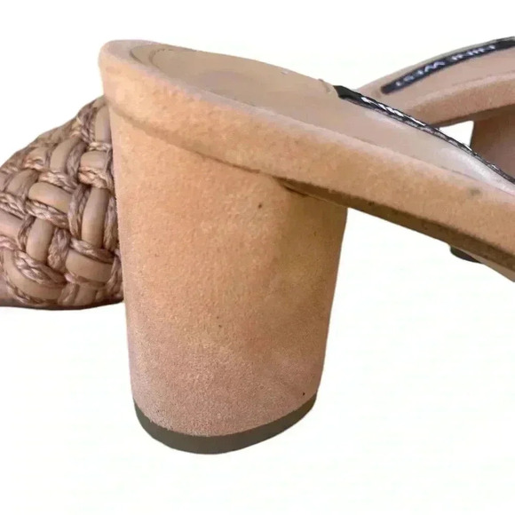 Nine West Women's Driah Tan Neutral
Braided Slide heel Sandal sz 6 preloved - Picture 5 of 5